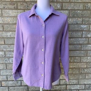 Eddie Bauer Purple LS Size L